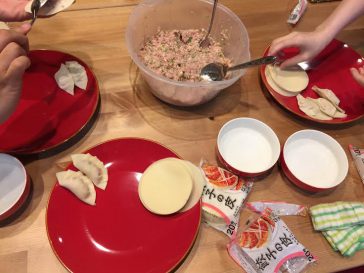 水餃子パーティー